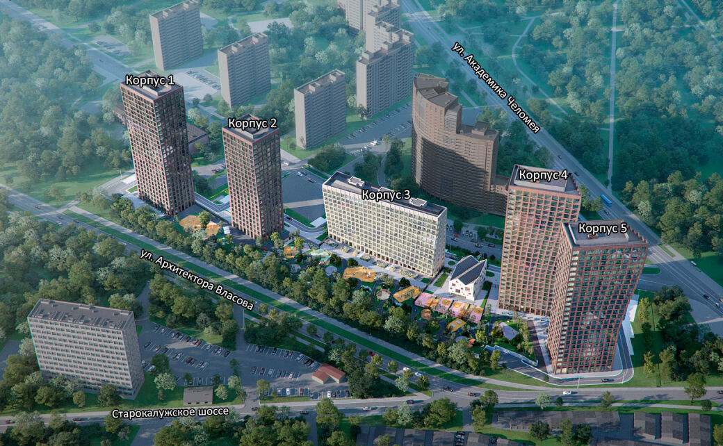 план жк AFI PARK Воронцовский